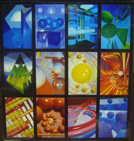 SCIULLI MICHAEL Composizione. Digital print. Cm 50,00 x 43,00. SCIULLI...