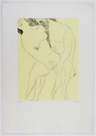 SAETTI BRUNO (1902 - 1984) Senza titolo. Acquaforte. Cm 35,00 x 50,00....