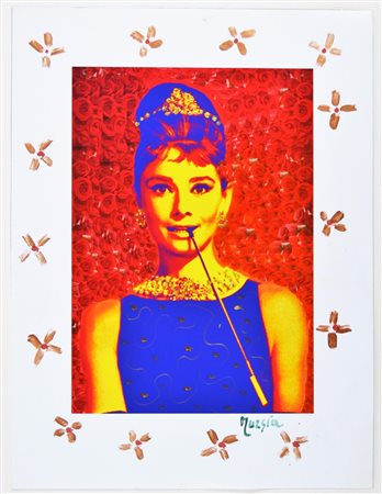 MURGIA MARIA (n. 1935) Senza titolo. Serigrafia ritoccata a mano. Cm 30,00 x...