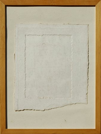 NOVALI RINALDO (n. 1952) Senza titolo. 1980. Acquaforte. Cm 24,00 x 35,00....