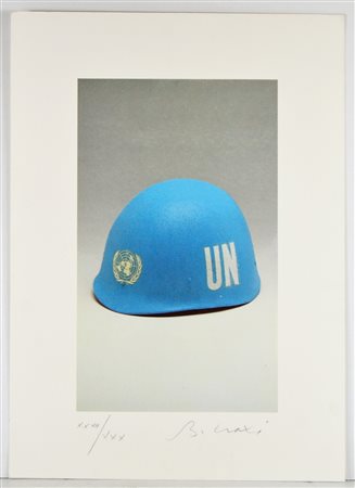 CRAXI BETTINO (1934 - 2000) Senza titolo. Serigrafia. Cm 70,00 x 50,00....