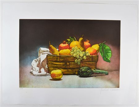 QUINTAVALLA FERDINANDO (n. 1951) Senza titolo. Acquaforte. Cm 80,00 x 670,00....