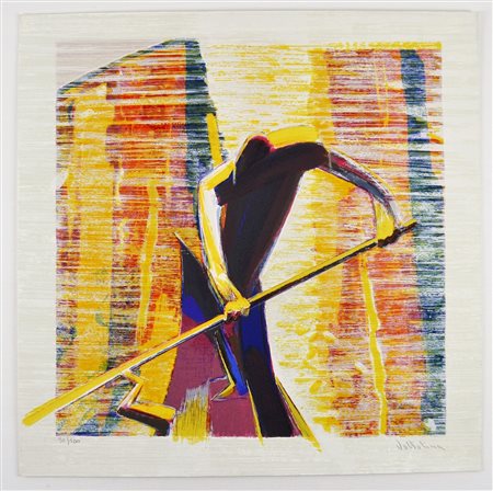 NON IDENTIFICATO AUTORE Senza titolo. Serigrafia. Cm 50,00 x 50,00. 90/100....