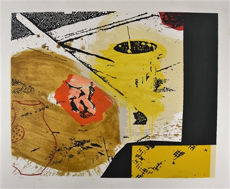 GUADAIRE THOR JEAN (n. 1947) Senza titolo. Serigrafia. Cm 76,50 x 92,50....