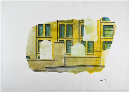 CAPUTO TONINO (n. 1933) Senza titolo. Serigrafia ritoccata a mano. Cm 70,00 x...