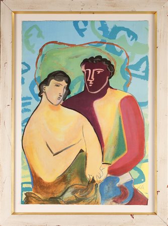 CHIA SANDRO (n. 1946) Senza titolo. Serigrafia. Cm 60,00 x 88,00. 10/50....