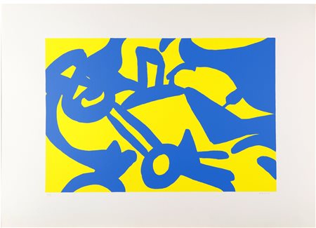 ACCARDI CARLA (1924 - 2014) Senza titolo. Serigrafia. Cm 105,00 x 75,00....