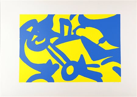 ACCARDI CARLA (1924 - 2014) Senza titolo. Serigrafia. Cm 105,00 x 75,00....
