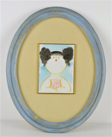 VIETTI NICOLA (n. 1945) Senza titolo. Tecnica mista su cartone telato. Cm...