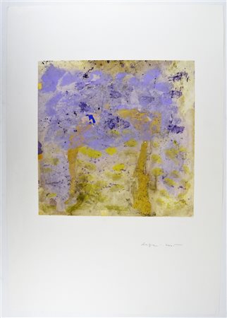 ARIZZA ROSARIO (n. 1951) Senza titolo. 2001. Tecnica mista su carta. Cm...