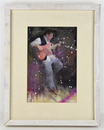 PINI ALFREDO (n. 1958) Senza titolo. Tecnica mista su carta. Cm 31,00 x...