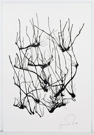 NON IDENTIFICATO AUTORE Senza titolo. 1999. Disegno su carta. Cm 33,00 x...