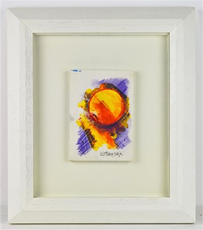 GUARNERI ODDINO (1932 - 2015) Senza titolo. Tecnica mista su carta. Cm 12,50...