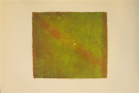 INTELISANO WOLFANGO (n. 1942) Senza titolo. 1987. Tecnica mista su carta. Cm...