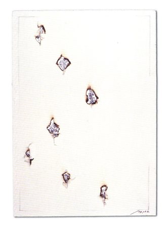 GISONE GASPARE (n. 1975) Senza titolo. 2003. Tecnica mista su carta. Cm 50,00...