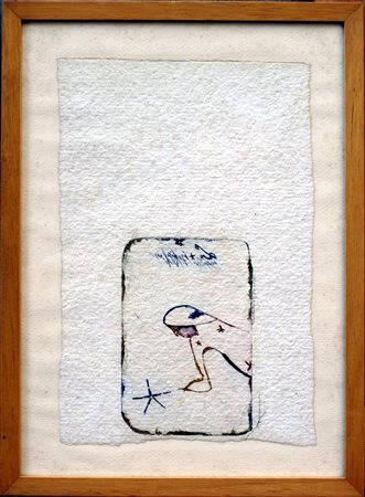 NOVALI RINALDO (n. 1952) Senza titolo. 1980. Tecnica mista su carta. Cm 20,00...