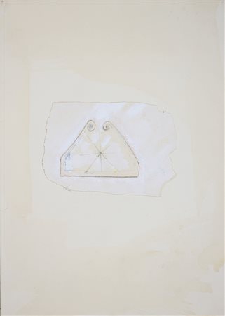 NOVALI RINALDO (n. 1952) Senza titolo. 1981. Tecnica mista su carta. Cm 25,00...