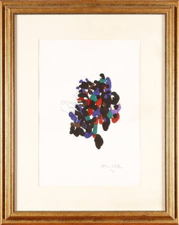 LODOLA MARCO (n. 1955) Composizione. 1997. Tecnica mista su carta. Cm 32,00 x...