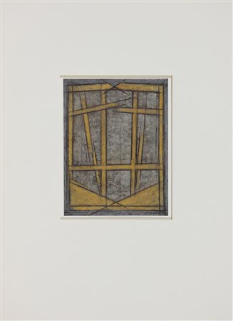 L'ACQUA ENZO (n. 1938) Senza titolo. 1992. Tecnica mista su carta. Cm 36,00 x...