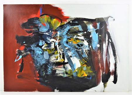 TIRLA GHEORGHE (n. 1965) Senza titolo. 2005. Olio su cartone. Cm 72,00 x...