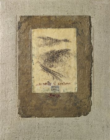 MINEZZI ANTONIO (n. 1939) Ex Libris. 2004. Tecnica mista su carta. Cm 40,00 x...