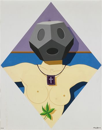 KEUNEN ALEXIS (1921 - 1990) La belle Andalouse. 1970. Gouache. Cm 40,00 x...