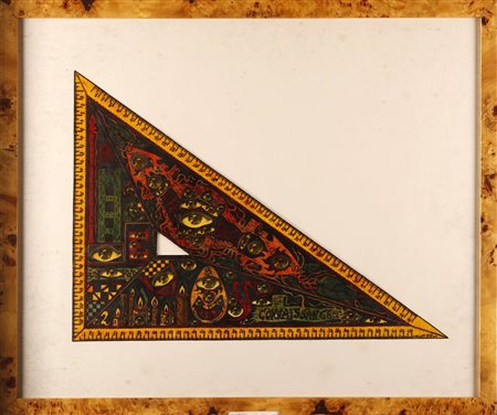 HARLOFF GUY (1933 - 1991) Life for connaisance. 1978. tecnica mista e penne...