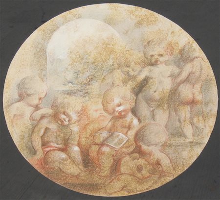 MARCHIONNI ELVIO (n. 1944) Senza titolo. Tecnica mista su carta. Cm 31,00 x...