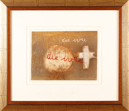 GALLI GIORGIO (n. 1958) Senza titolo. Olio su cartone. Cm 24,00 x 18,00. ....