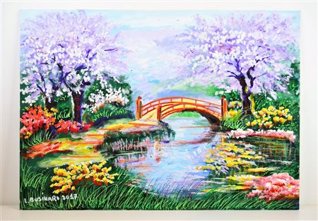 BUSINARO LEONARDO Senza titolo. 2017. Olio su tavoletta. Cm 70,00 x 50,00....