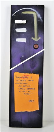 ODDONE MAX Superconcettuale. Tecnica mista e applicazioni su tavola. Cm 14,00...