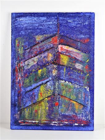 NON IDENTIFICATO AUTORE Albero urbano dei sogni. 2007. Tecnica mista su tela....