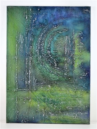 NON IDENTIFICATO AUTORE Senza titolo. 2006. Tecnica mista su tela. Cm 70,00 x...