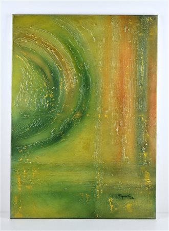 NON IDENTIFICATO AUTORE Senza titolo. 2006. Tecnica mista su tela. Cm 70,00 x...