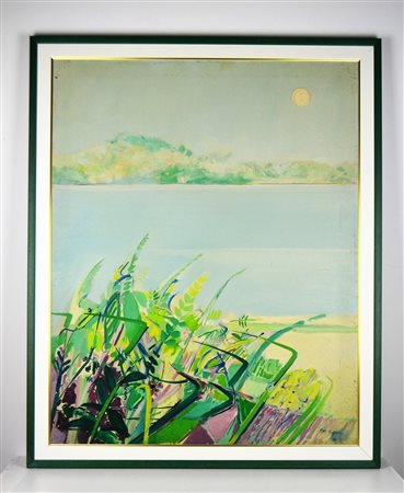 GAIANI GIO (n. 1938) Ultima generazione. 1973. Tecnica mista su tela. Cm...