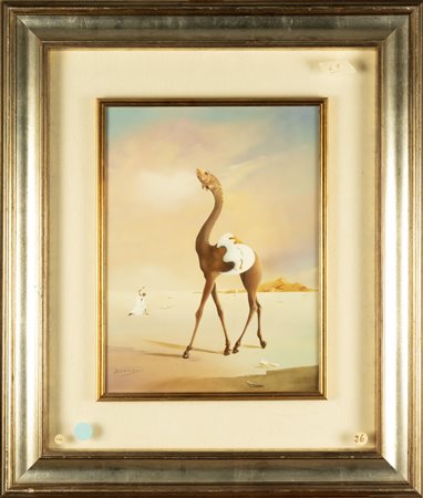 NON IDENTIFICATO AUTORE Senza titolo. Olio su tela . Cm 30,00 x 40,00. Firma...