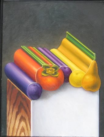 BAFICO ENRICO (n. 1943) L’Immagine e il resto. 1999. Olio su tela . Cm 30,00...