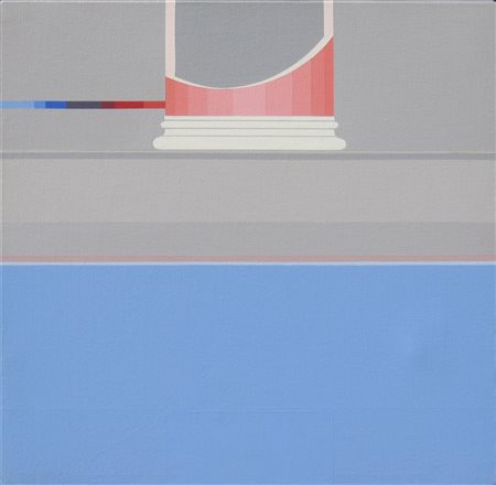 MITZUO MITZUO Senza titolo. 1974. Olio su tela . Cm 30,00 x 30,00. MITZUO...