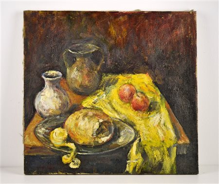 TIRLA GHEORGHE (n. 1965) Senza titolo. 2002. Olio su tela . Cm 47,00 x 50,00....