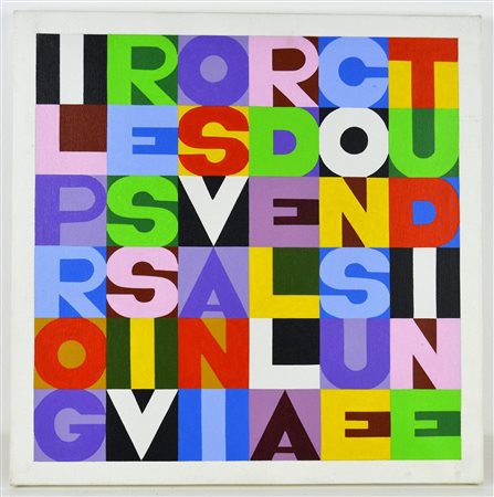 ZAPPELLA PIERINO (n. 1946) Da Boetti il progressivo svanir della...