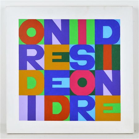 ZAPPELLA PIERINO (n. 1946) Senza titolo. 2013. Acrilico su tela. Cm 40,00 x...