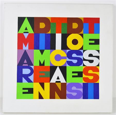 ZAPPELLA PIERINO (n. 1946) A Boetti amare dimenticando se stessi. 2012....