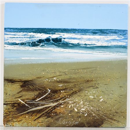 CANCOGNI AGOSTINO (n. 1950) Senza titolo. . 2018. Olio su tavola. Cm 20,00 x...