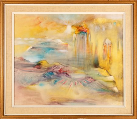 GRAZIANI PIERRE ALEXANDRE (n. 1932) Etoiles. Tecnica mista su tela. Cm 65,00...