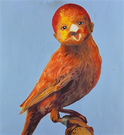 MONCALEANO LUKA (n. 1990) 07.5III (n)(f). 2005. Tecnica mista su tavola. Cm...