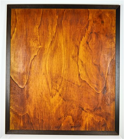 RIVA ERNESTO Senza titolo. 1972. Tecnica mista su legno. Cm 91,00 x 105,00....