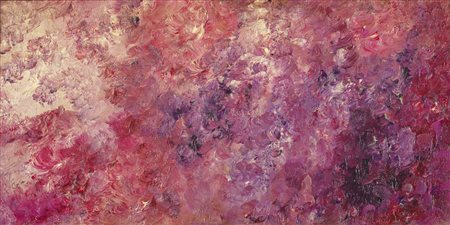 PULGA BRUNO (1922 - 1992) Senza titolo. Olio su tela . Cm 60,00 x 30,00....