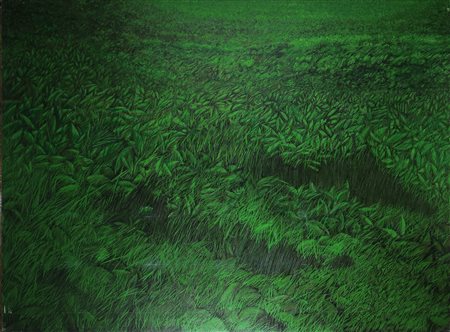 VENTURI MICHELE (1932 - 2005) Senza titolo. 1990. Olio su tela . Cm 200,00 x...