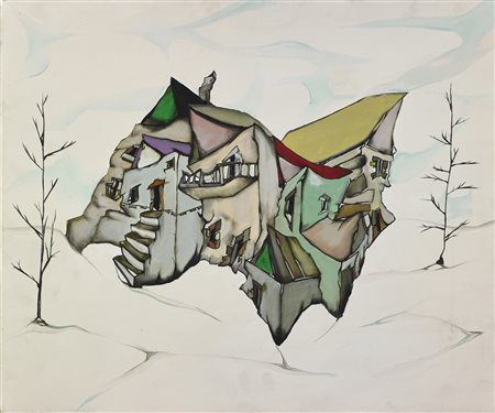 FORCELLA FRANCESCA (XX SEC.) Senza titolo. 2013. Olio su tela . Cm 60,00 x...