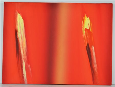 FINZI ENNIO (n. 1931) Il verso del colore. 2011. Acrilico su tela. Cm 40,00 x...